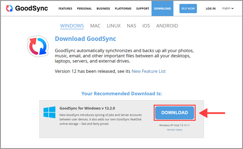 GoodSync Windows 安装包下载