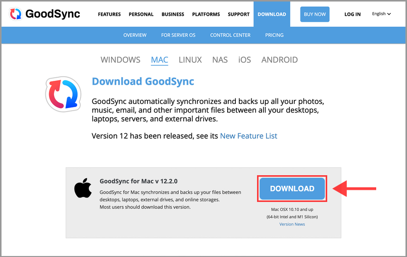 GoodSync Mac 安装包下载