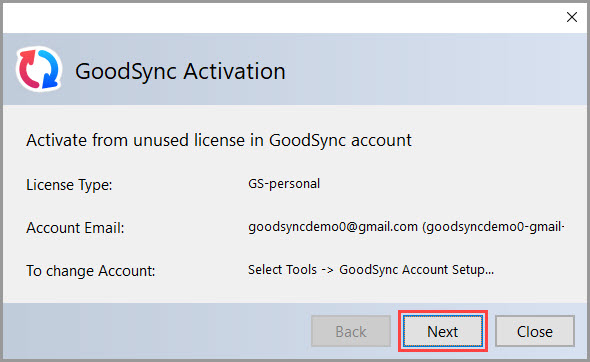 确认账户与 License 类型